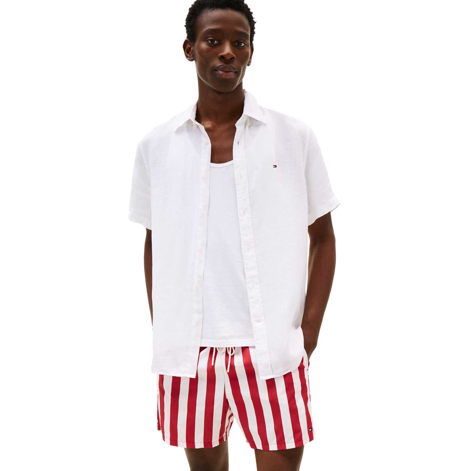 Tommy Hilfiger Washed Pure Linen Shirt